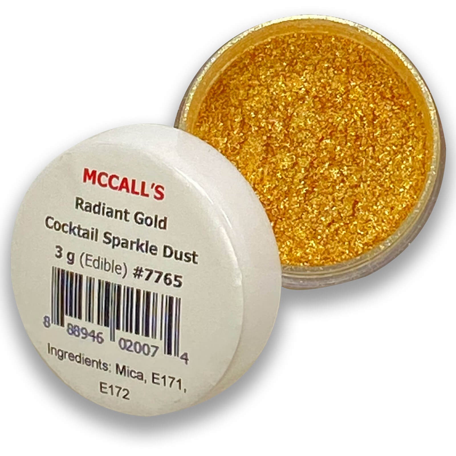 Edible Luster Dust (Radiant Gold Metallic) Cocktail Emporium