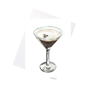 Espresso Martini Greeting Card
