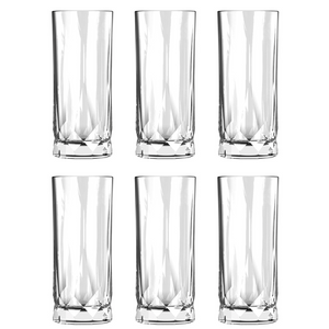 Faceted Highball set of 6