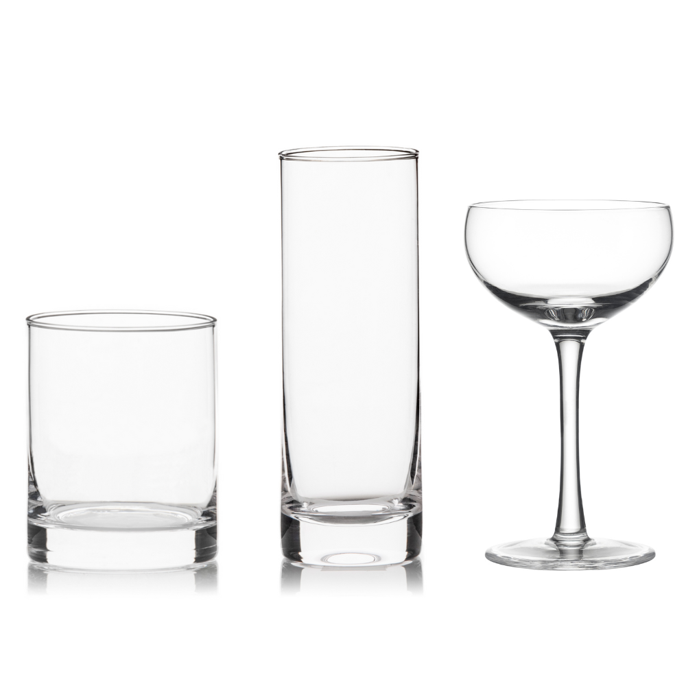 Plain Glassware Collection (set of 12)