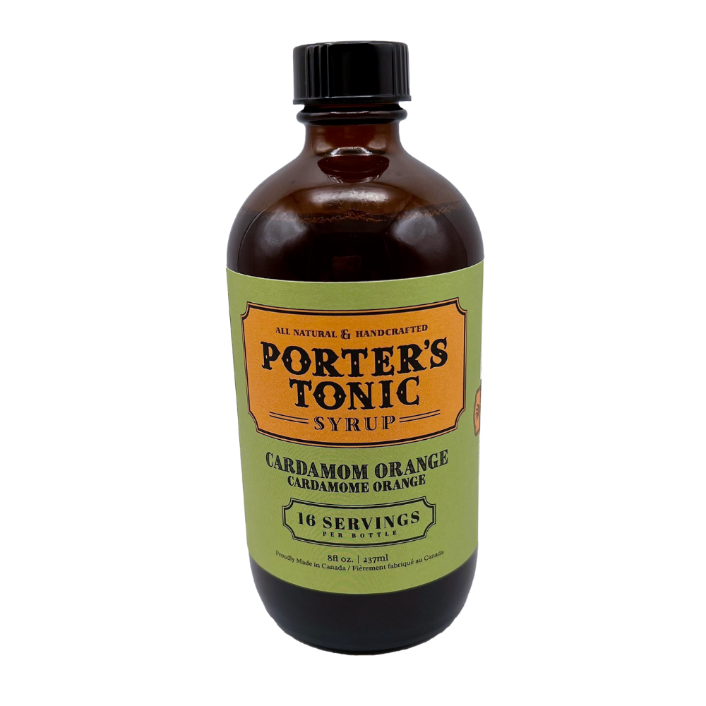 Porter's Cardamom Orange Tonic Syrup_new label