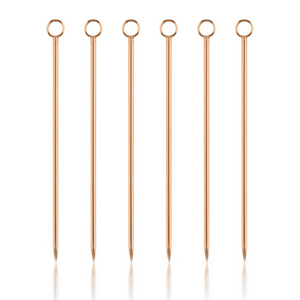 Copper Cocktail Pins (set of 6)