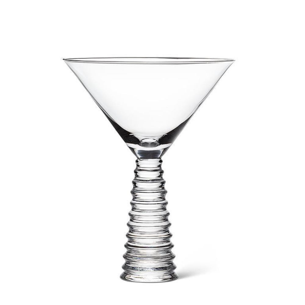 Stack Clear Base Martini Glass