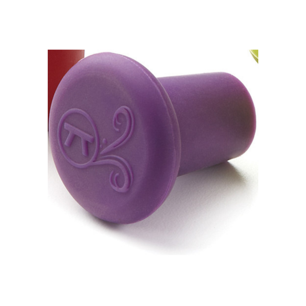 Silicone Wine Stoppers (purple)
