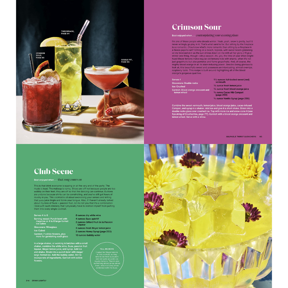 Drink Lightly A Lighter Take on Serious Cocktails, with 100+ Recipes