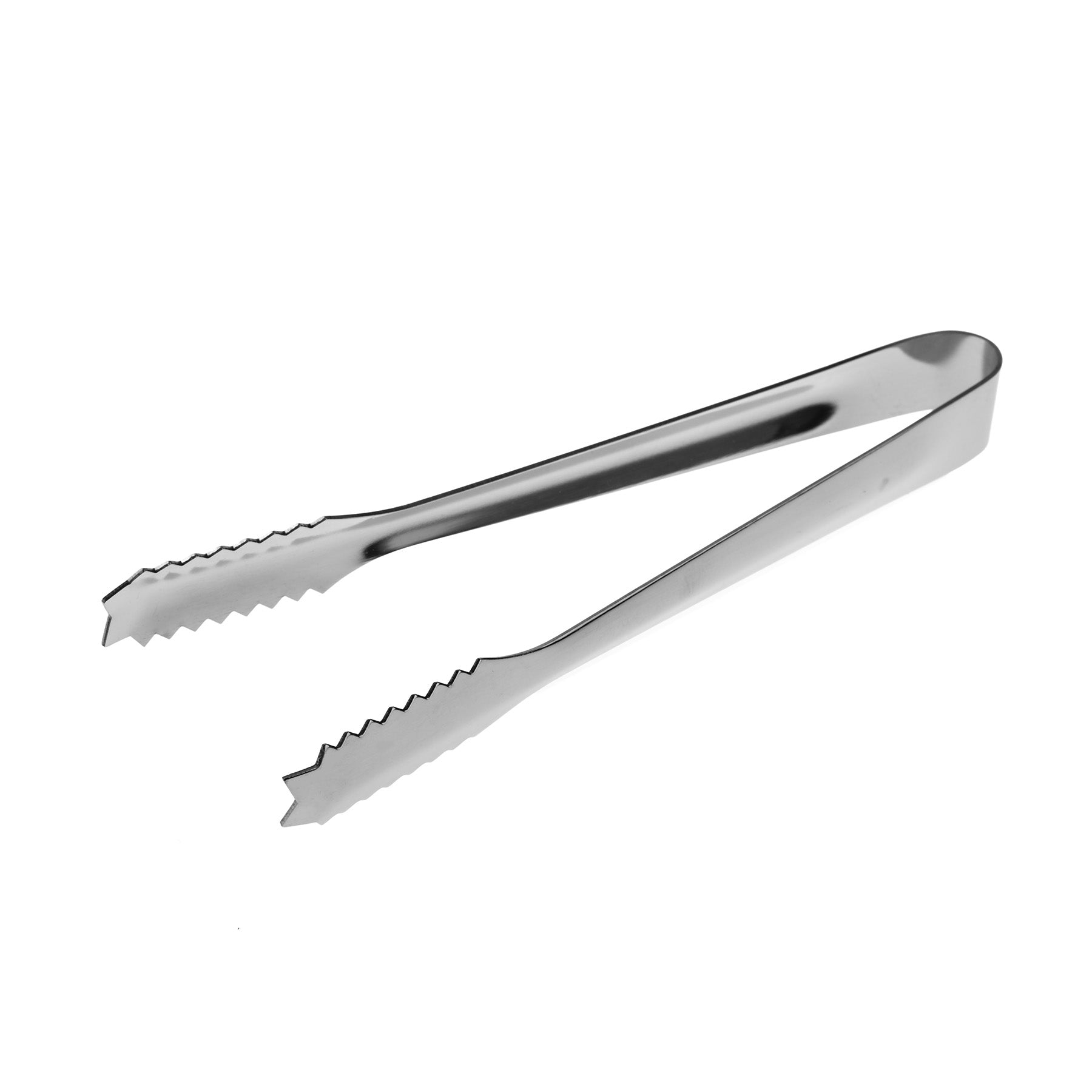 Stainless Steel Serrated Ice Tongs | Cocktail Emporium