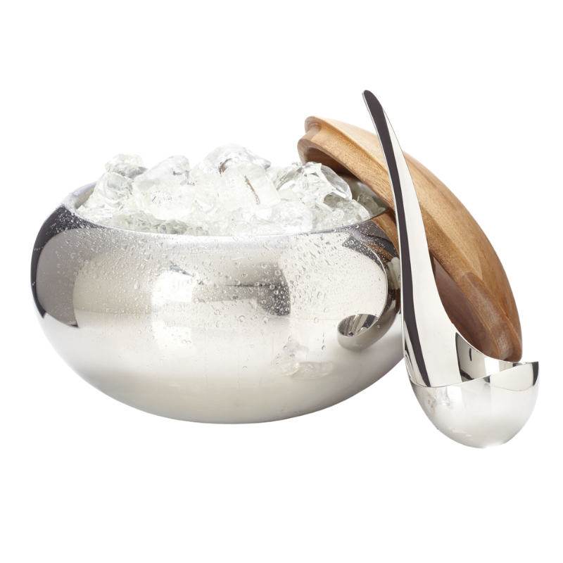 Ice bucket with lid and scoop sale