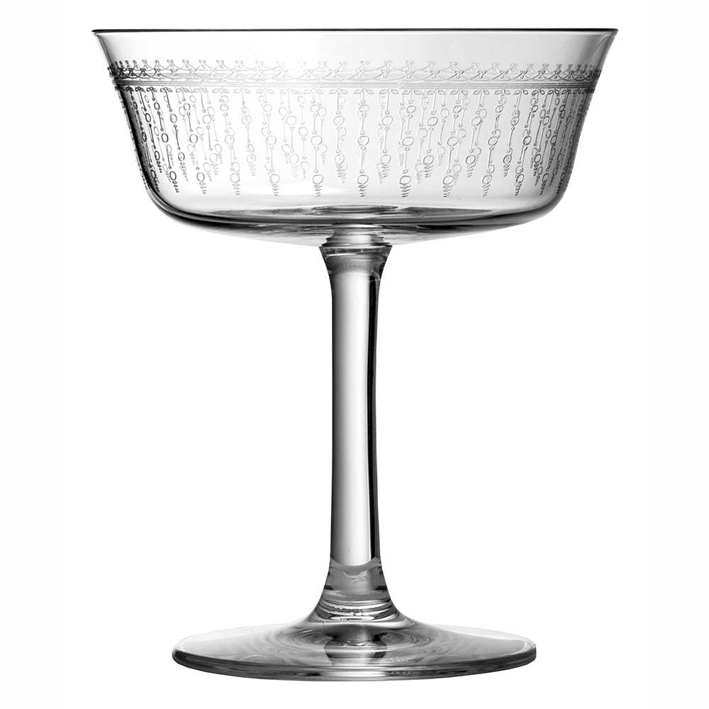白濱亜嵐 プロデュース TSB Goblet Glass 1920 Retro Shallow Fizz Glass | Cocktail Emporium