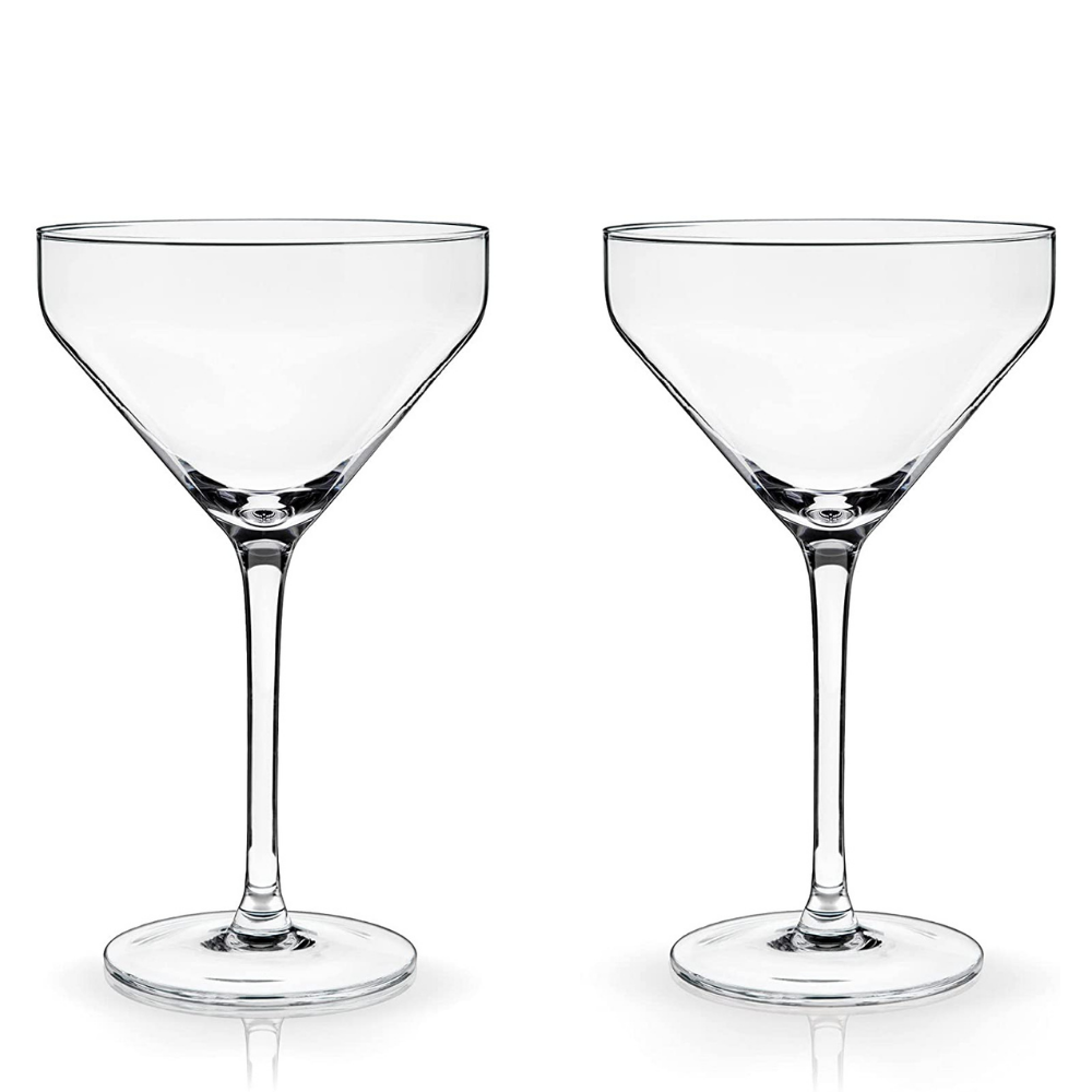 Viski Angled Martini Glasses (set of 2)