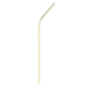 Angled Gold Straws