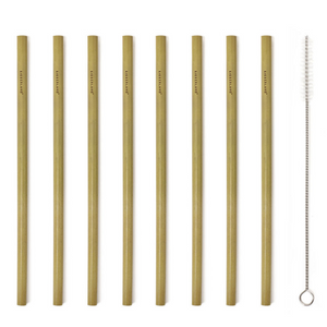 Natural Bamboo Straws (set of 8)