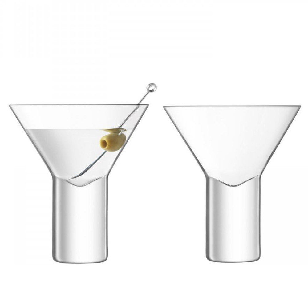 LSA Stemless Martini Glasses (set of 2)