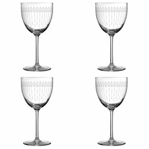 1920 Retro Nick & Nora Glass (set of 4)