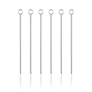 Pin Set Cocktail Steel Cocktail Pins (set of 6) | Cocktail Emporium