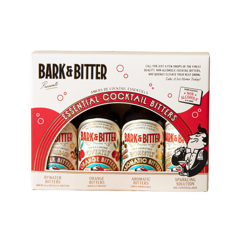 Bark & Bitter Essential Cocktail Bitters Sampler Kit (Non-Alcoholic)