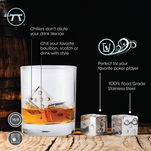 Dice Whiskey Chillers