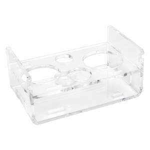 Bar Tool Set in Acrylic Stand - stand side view