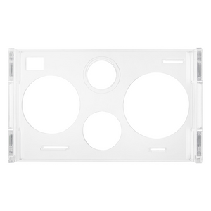 Bar Tool Set in Acrylic Stand - stand overhead view