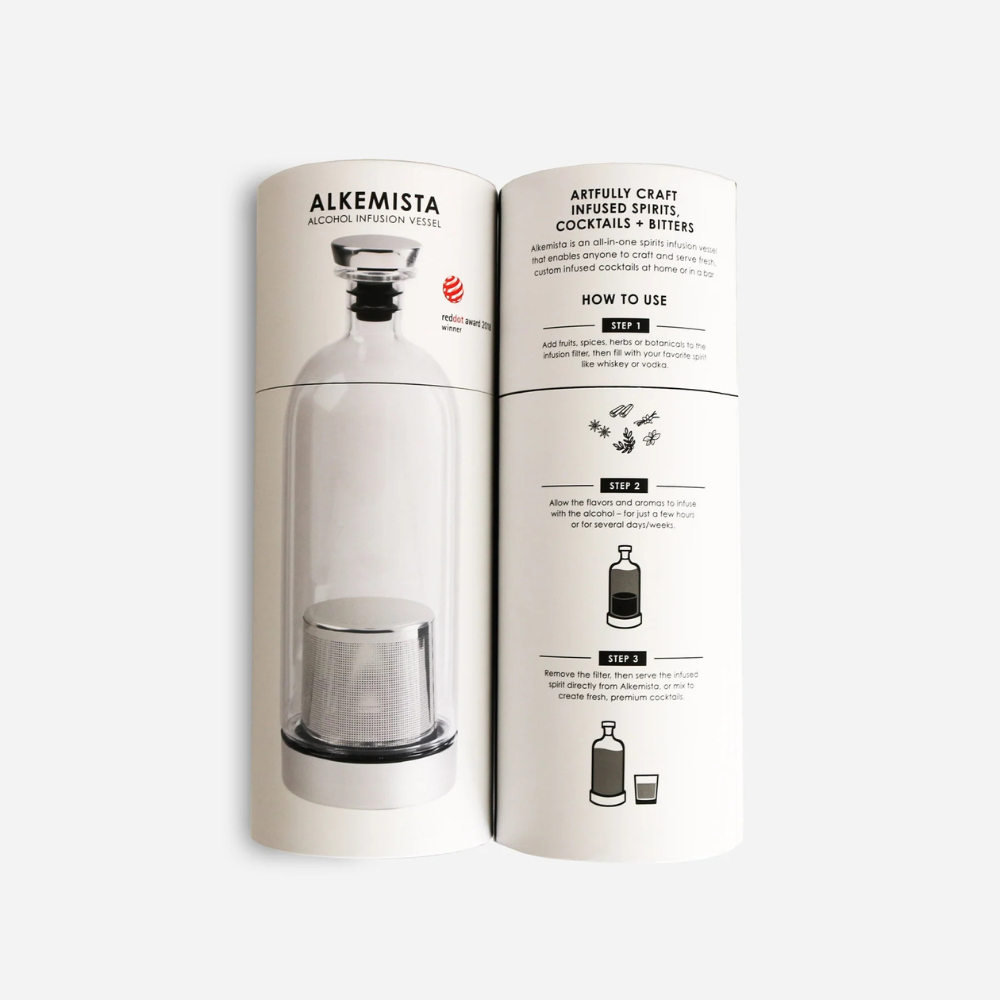 Alkemista Infusion Vessel packaging