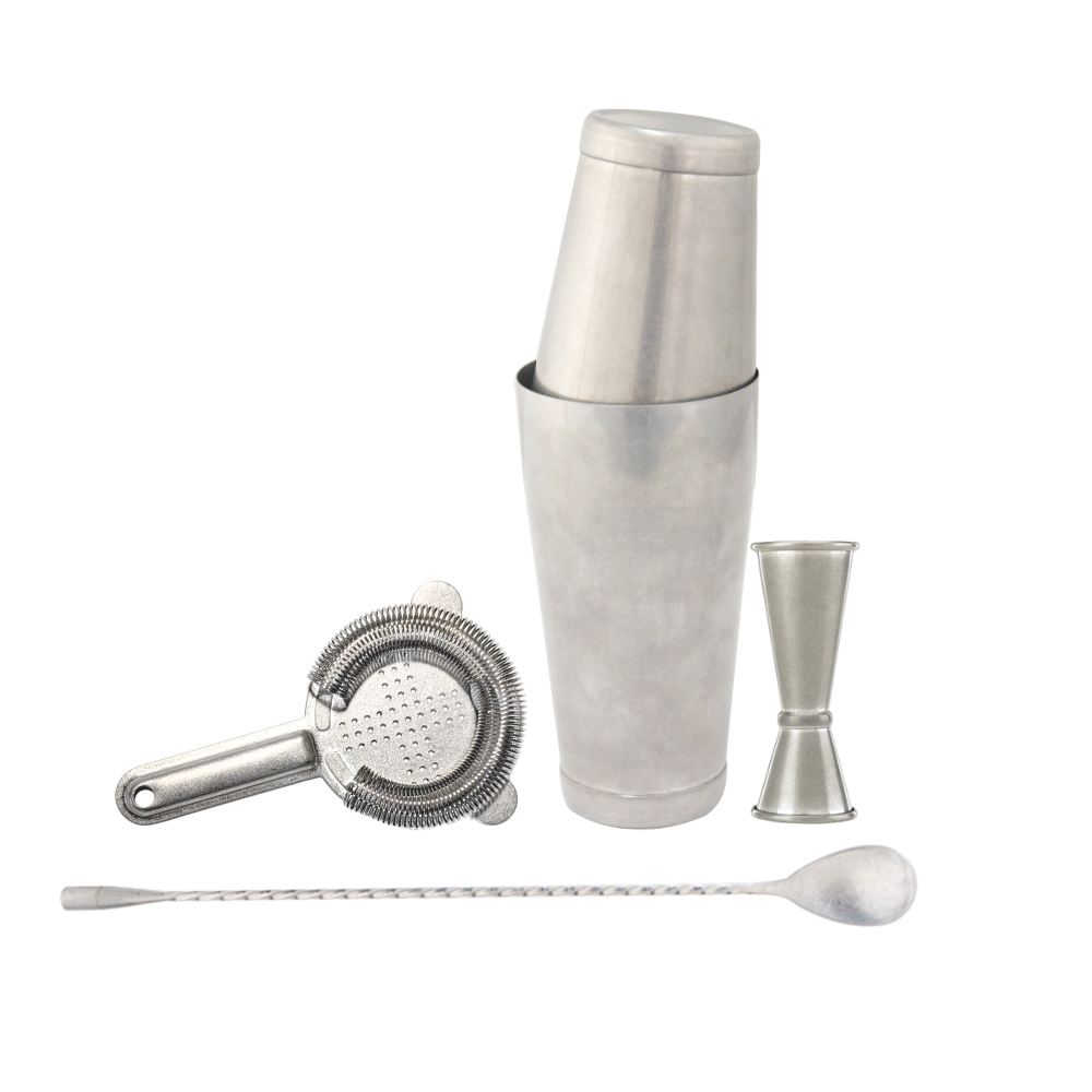 Antique Steel Bar Set