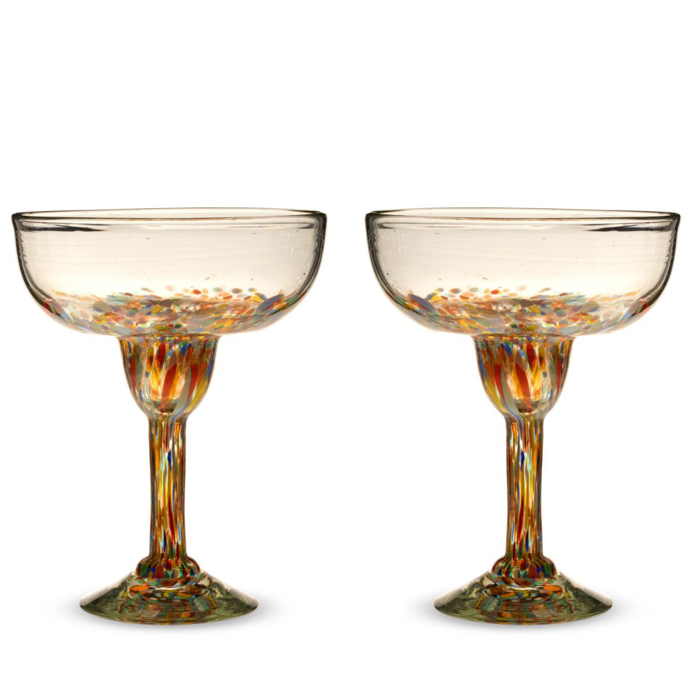 Artistico Recycled Margarita Glasses (set of 2)