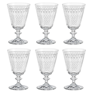 Bella Karolinka Etched Goblet Set of 6