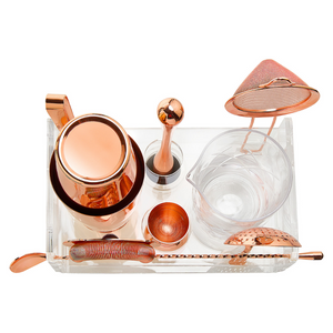 Bar Tool Set in Acrylic Stand (Copper)