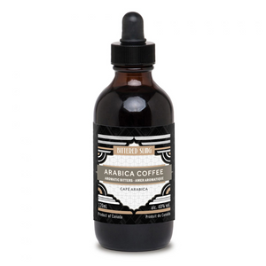 Bittered Sling Arabica Coffee bitters bottle on a white background