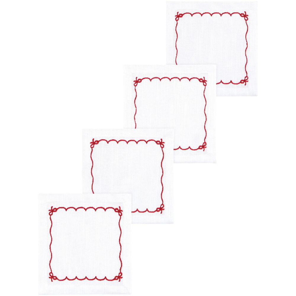 Bowtique Cocktail Napkins (set of 4)
