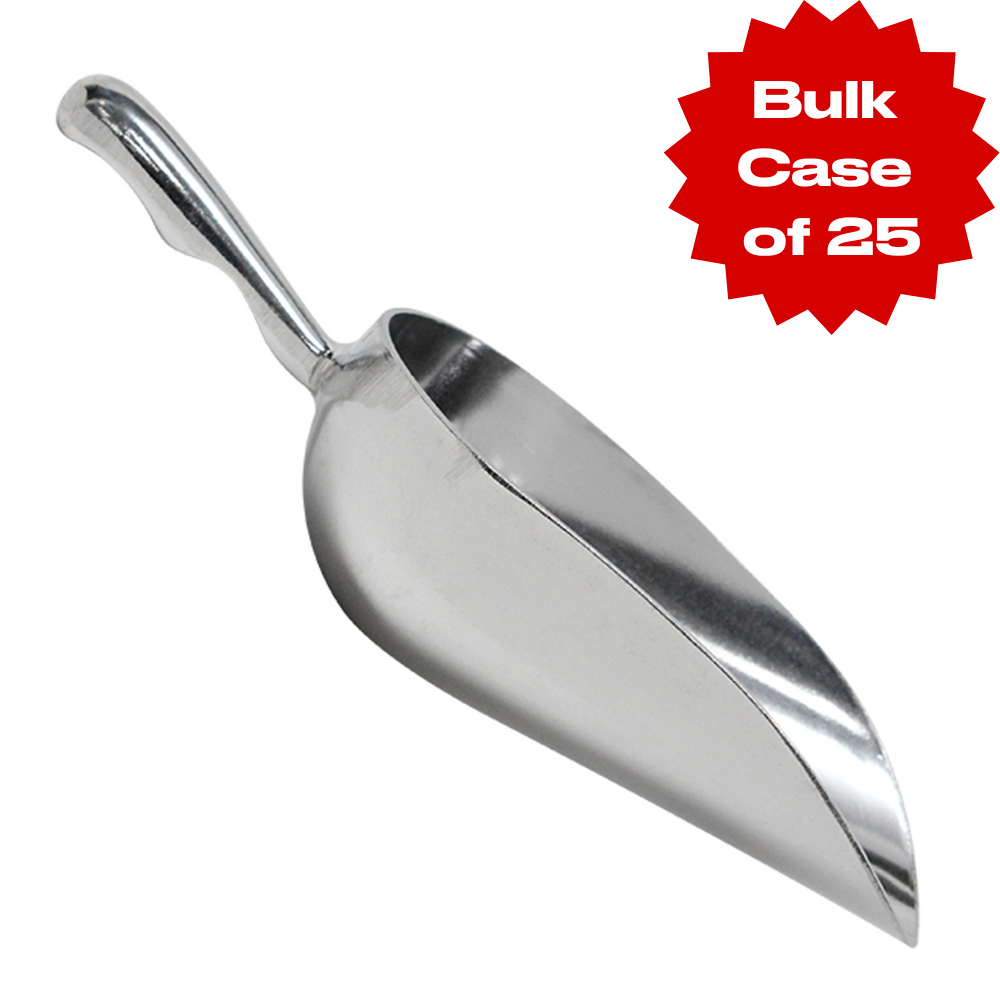 Bulk Aluminum Ice Scoop (12 oz) (Case of 25)