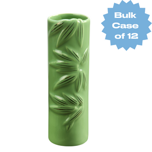 Bulk Green & Gold Bamboo Tiki Mug (Case of 12)