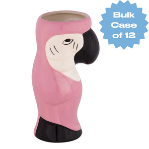 Bulk Pink Parrot Tiki Mug (Case of 12)