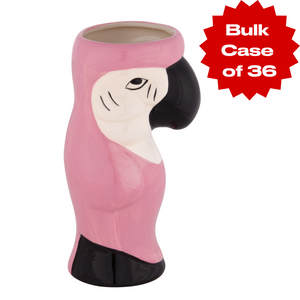 Bulk Pink Parrot Tiki Mug (Case of 36)