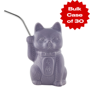 Bulk Purple Neko Cat Tiki Mug (Case of 30)