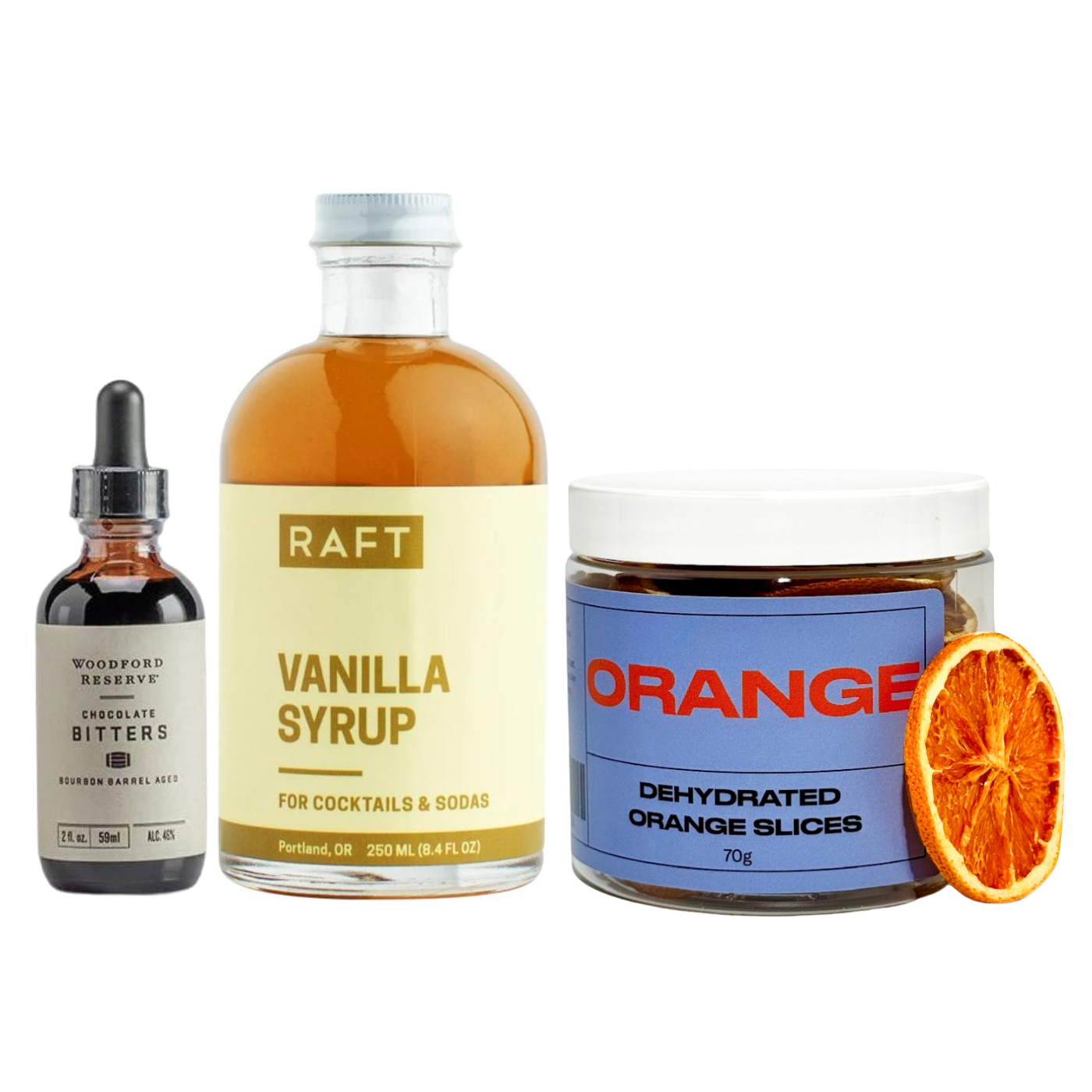 Chocolate Vanilla Old Fashioned Trio