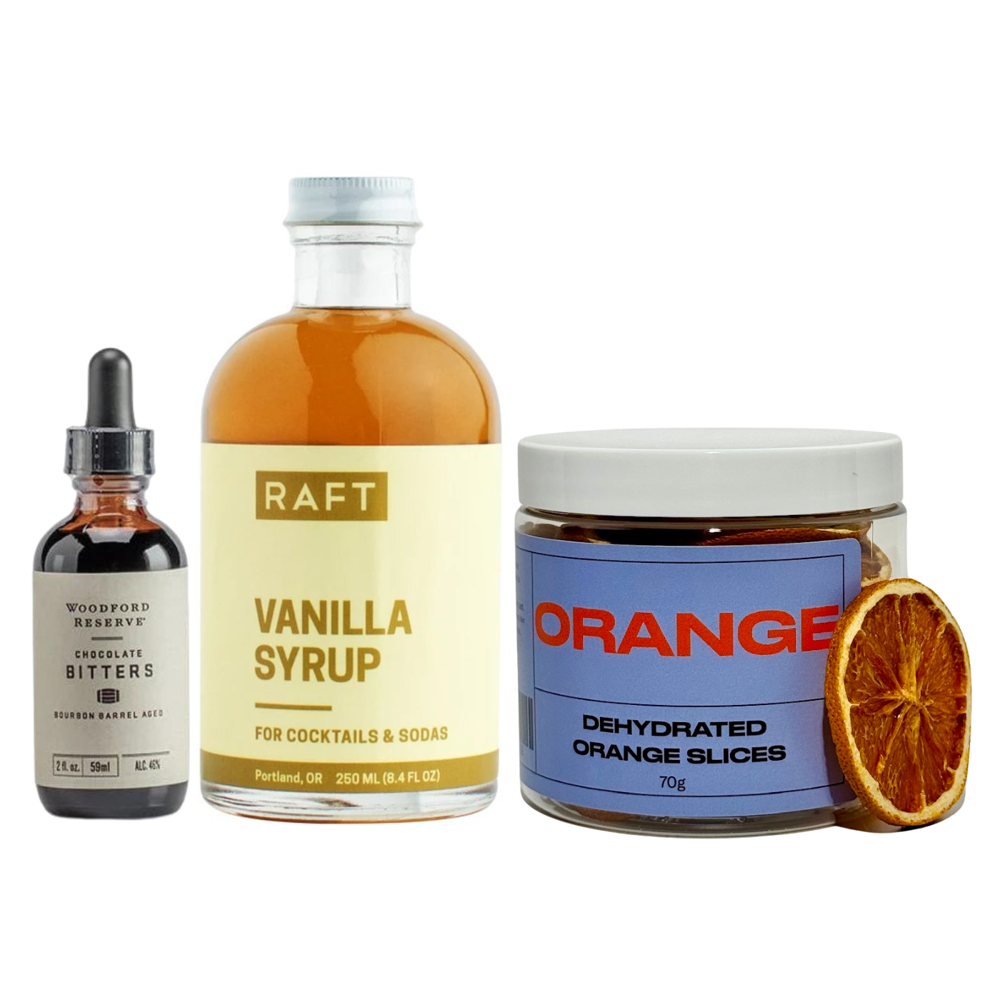 Chocolate Vanilla Old Fashioned Trio