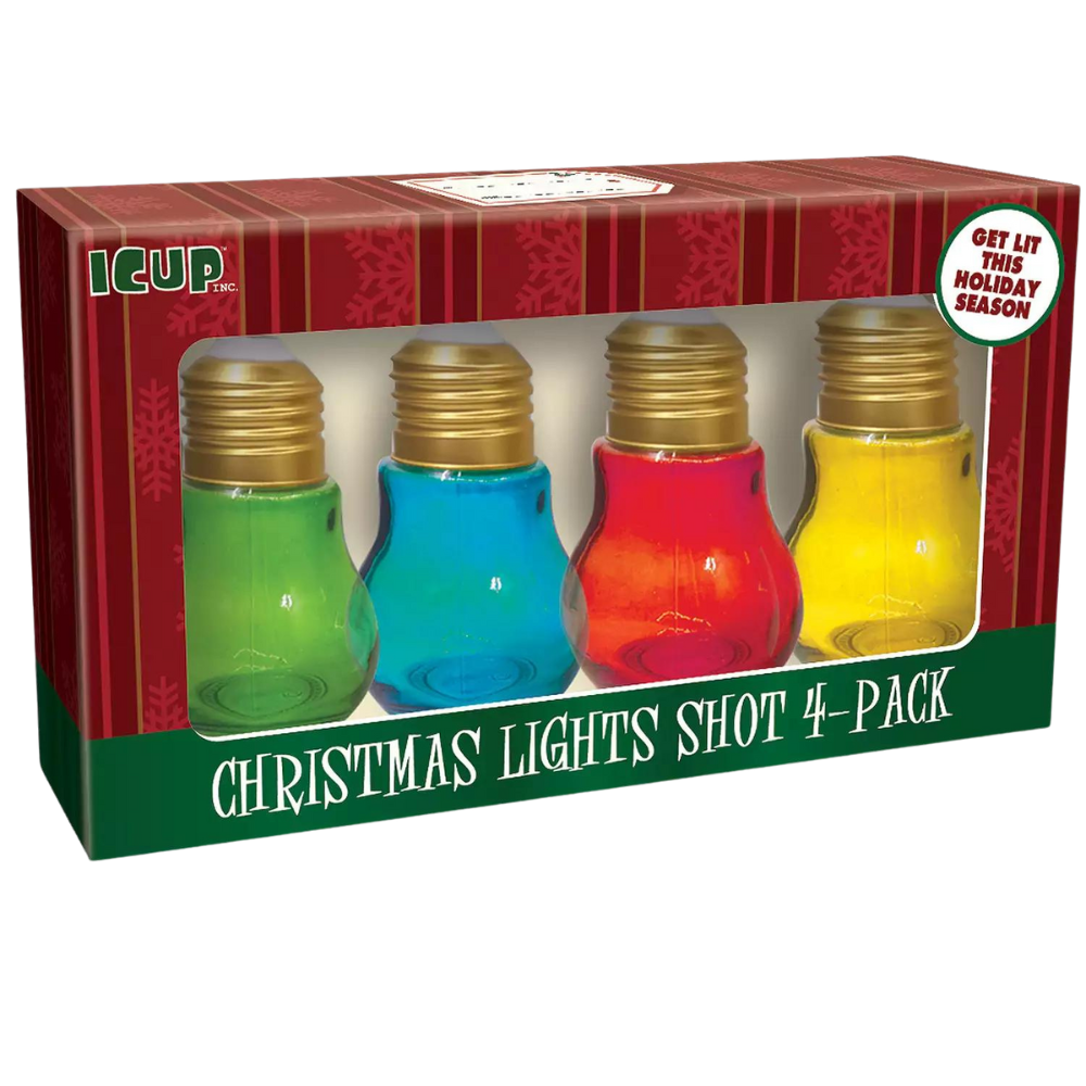 Christmas Light Shot Glasses (set of 4)