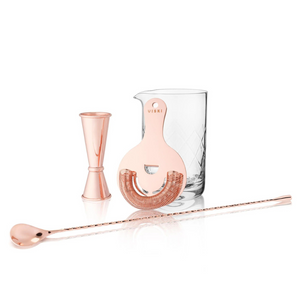 Copper Stirred Cocktail Bar Tools Set by Viski