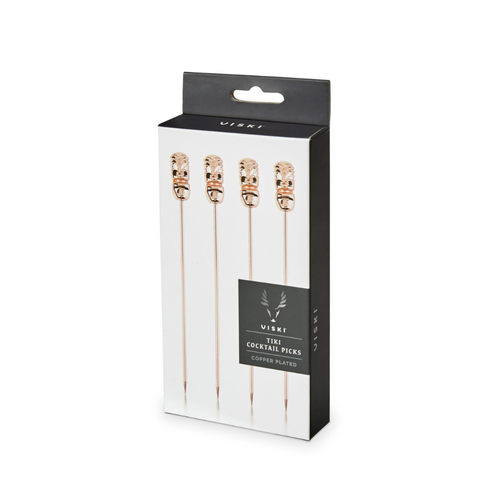 Copper Tiki Cocktail Pins (set of 4)