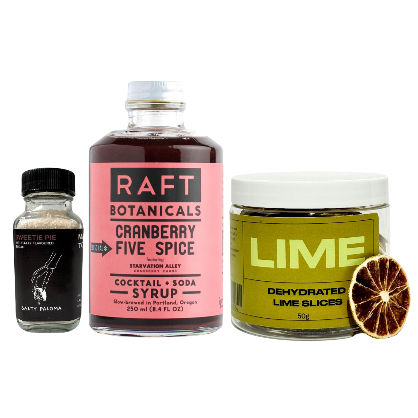 Cranberry Spiced Daiquiri Trio