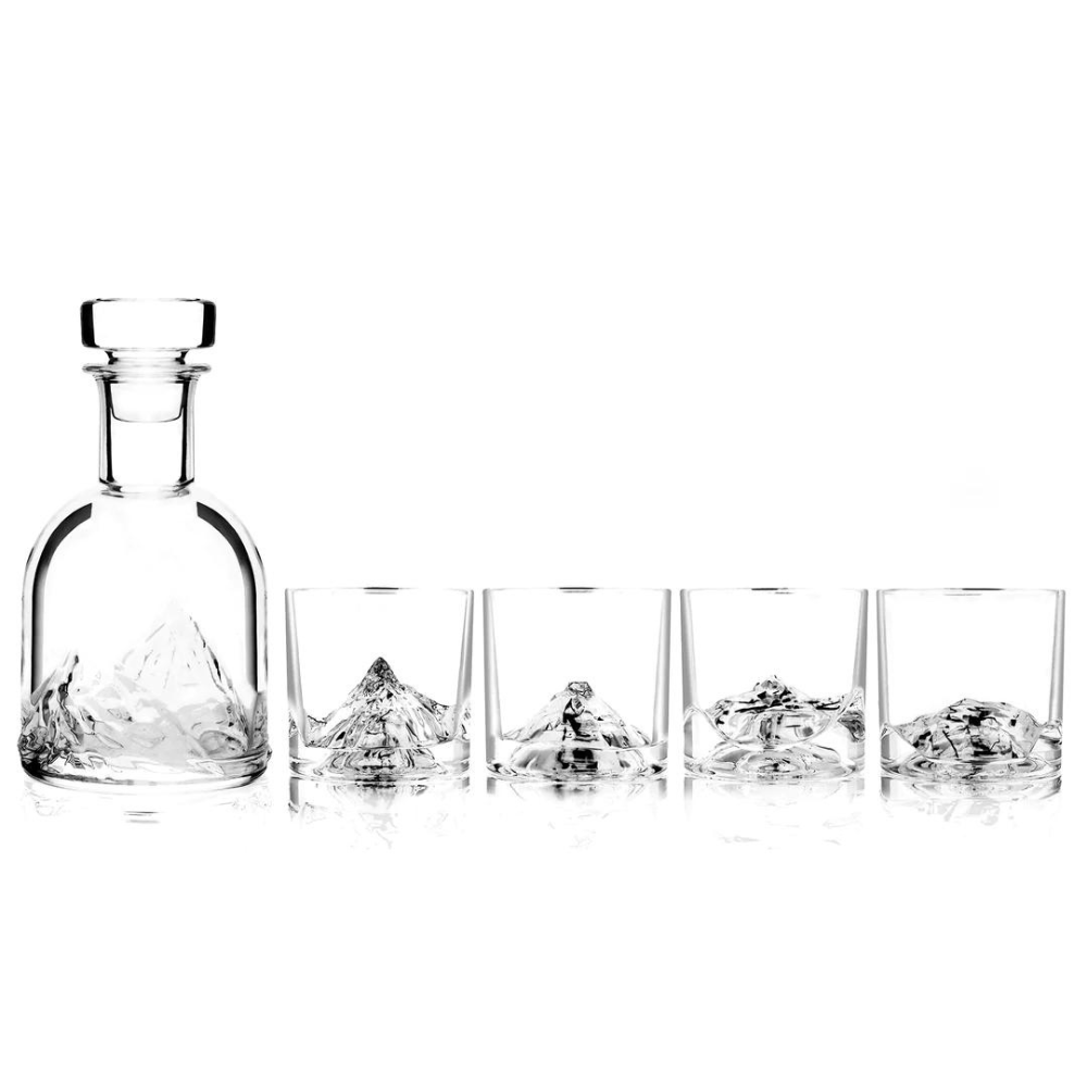 The Peaks Crystal Decanter Set