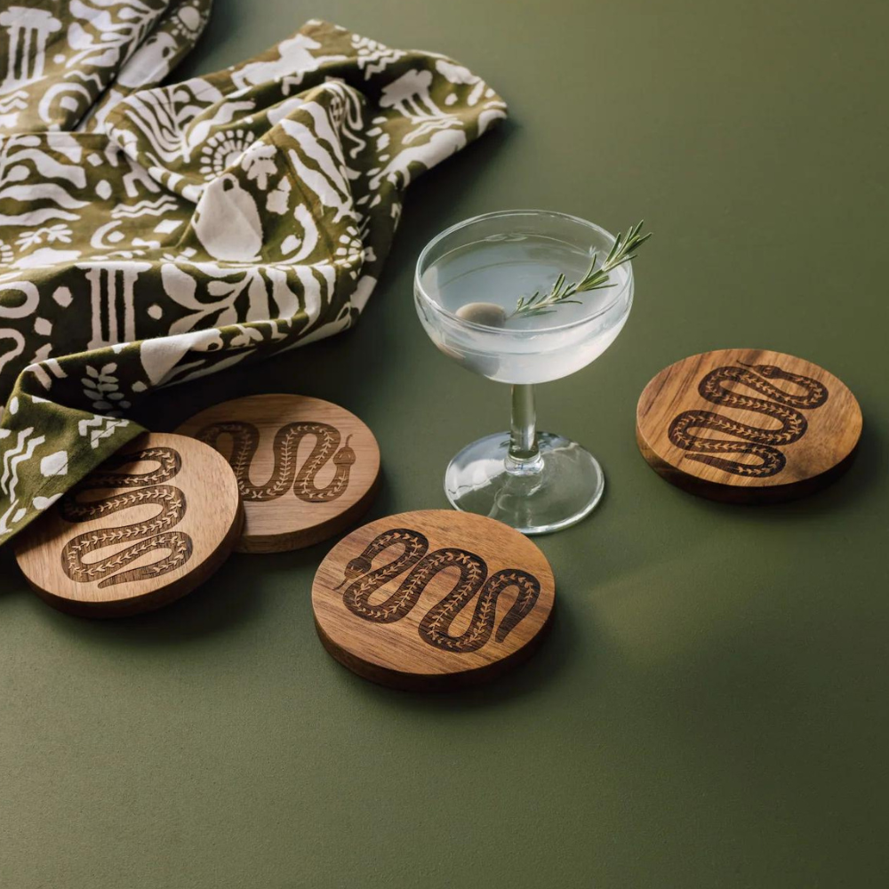 Olympus Engraved Coasters (set of 4)