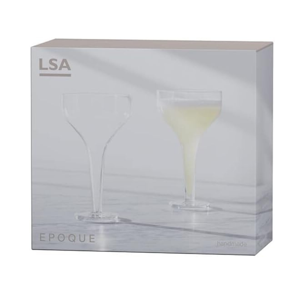 LSA Epoque Champagne Saucers (set of 2)