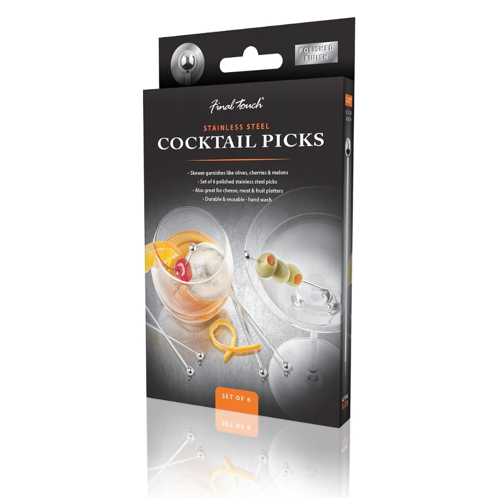 Steel Ball Cocktail Pin (pack pf 6)