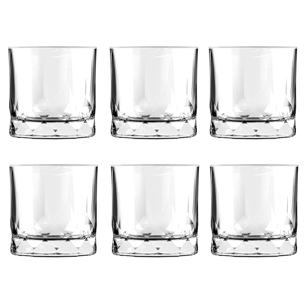 Faceted Double Rocks Glass | Cocktail Emporium