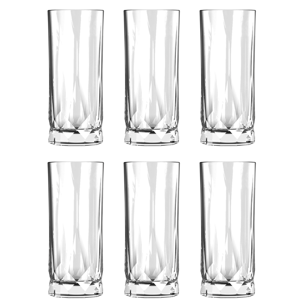 Faceted Highball set of 6