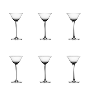 Fluted Mini Martini Glass - set of 6