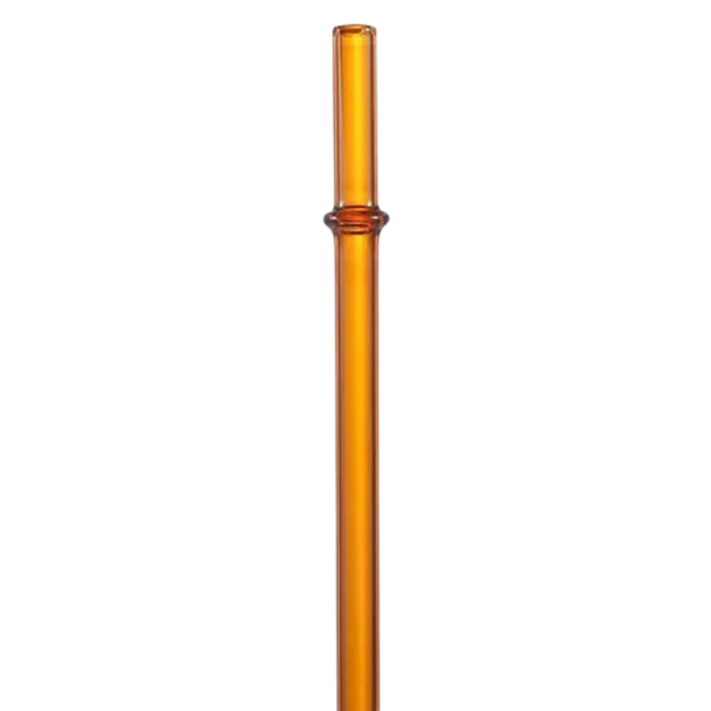 Glass Straight Straw (Amber)