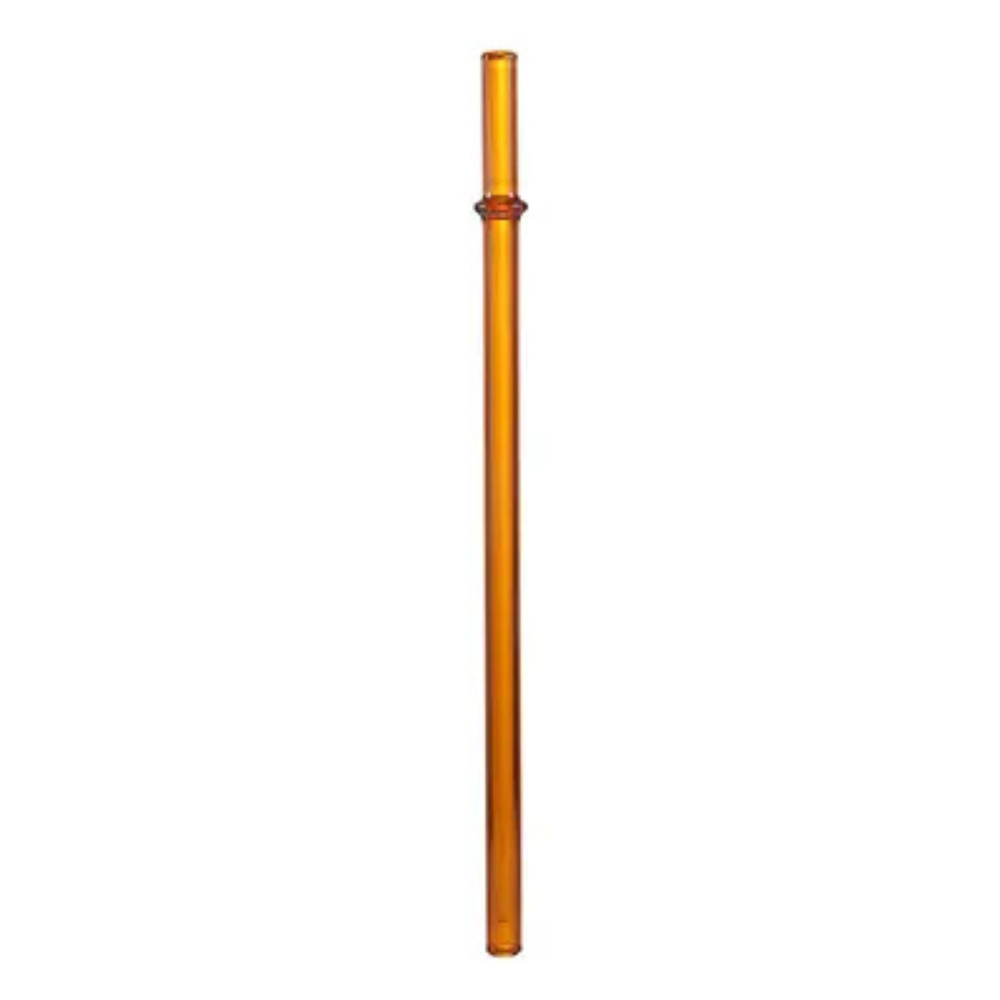 Glass Straight Straw (Amber)