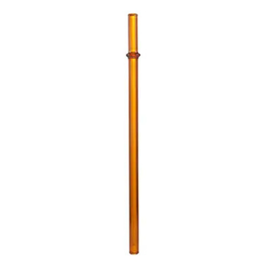 Glass Straight Straw (Amber)